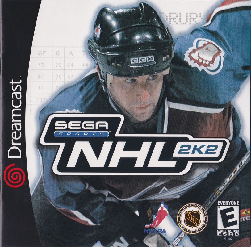 NHL 2K2 box art for Sega Dreamcast